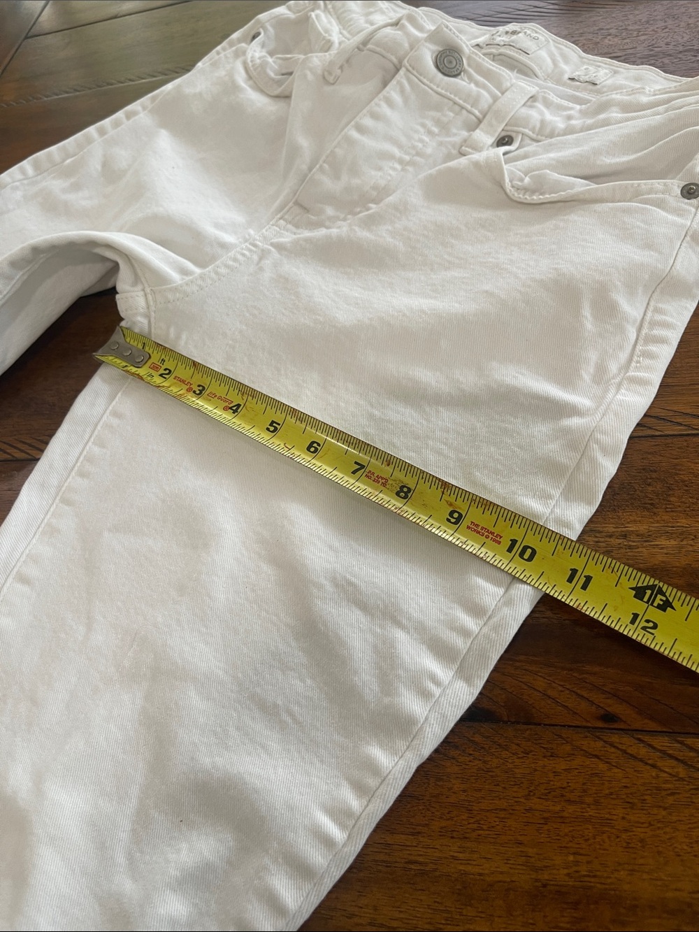 Lucky Brand White Ava Mid Rise Crop Skinny Jeans size 8/29 cropped - Picture 6 of 14